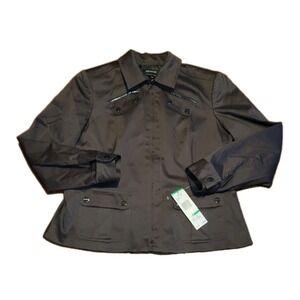 Jones New York Jacket Womens PL  Zip Stretch NWT $139